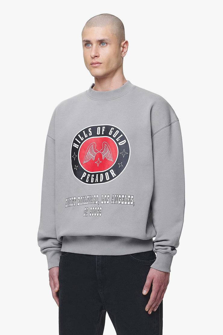 Pegador Algon Oversized Sweater Vintage Washed Dusk Grey Schlussverkauf