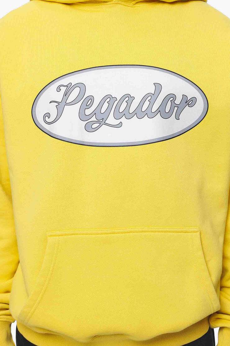 Pegador West Oversized Hoodie Vintage Washed Solar Yellow Meist gekauft