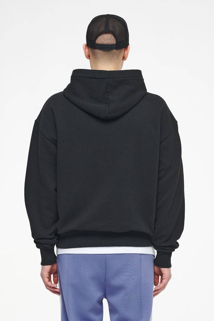 Pegador West Oversized Hoodie Vintage Washed Black Ink White Blitzverkäufe