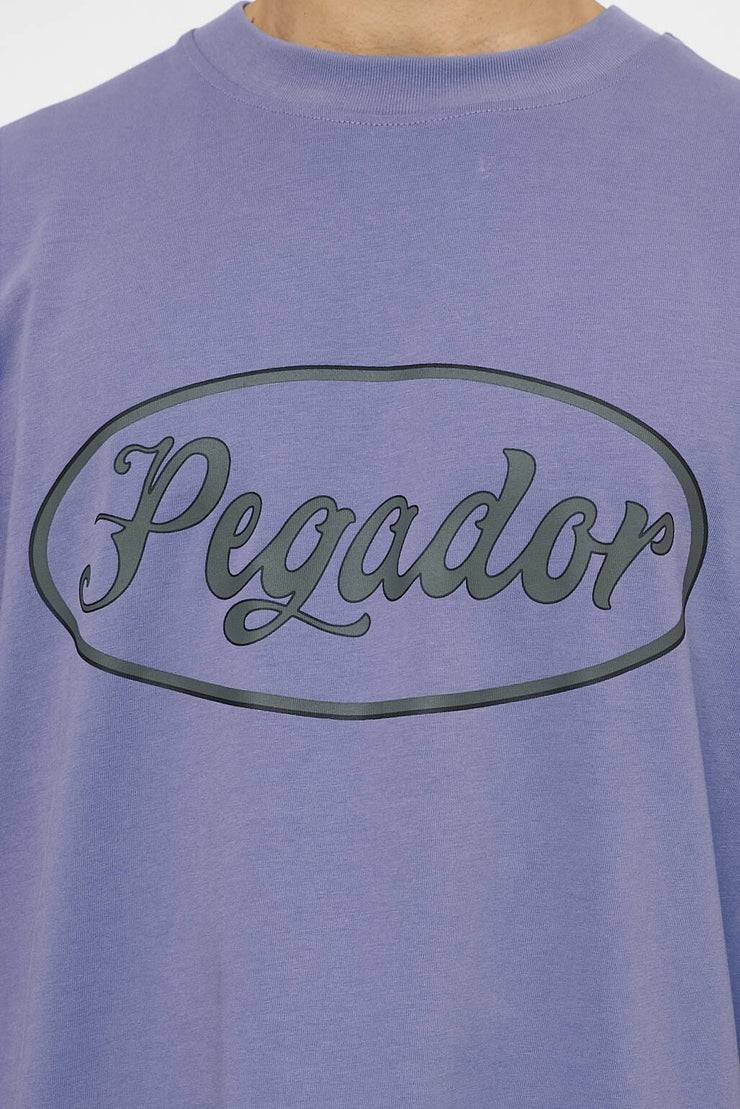 Pegador West Oversized Tee Vintage Washed Magic Violet Kostenloser Versand