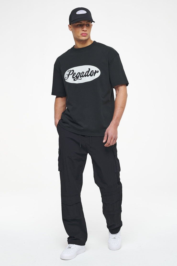 Pegador West Oversized Tee Vintage Washed Black Ink Limitierter Zeitrabatt