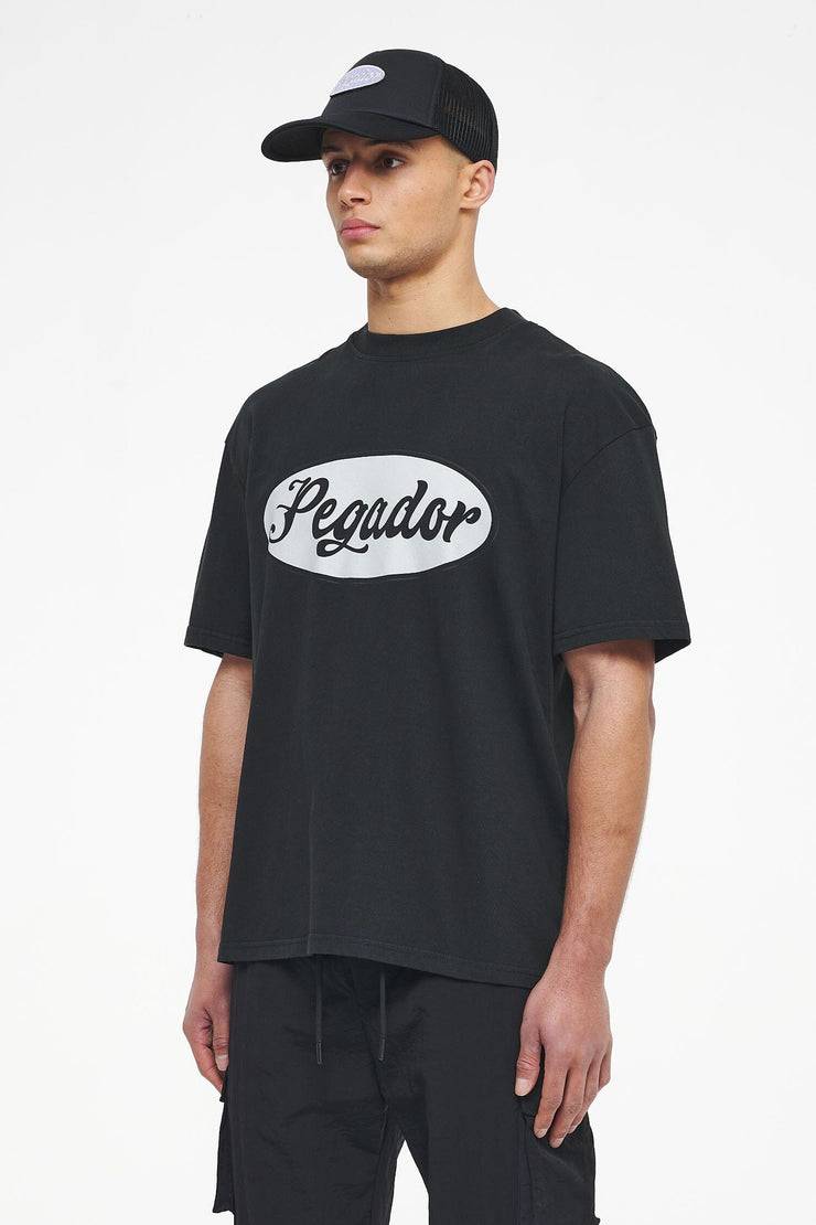Pegador West Oversized Tee Vintage Washed Black Ink Limitierter Zeitrabatt
