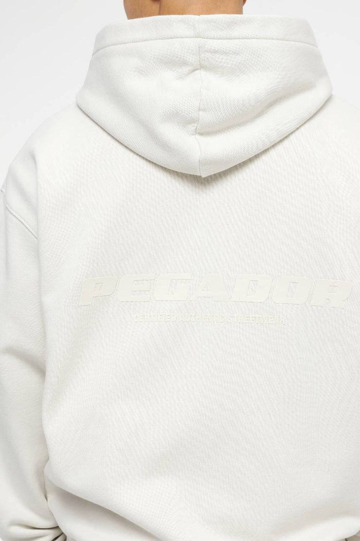 Pegador Colne Logo Oversized Sweat Jacket Vintage Washed Angels Cream Gum Fabrikpreis