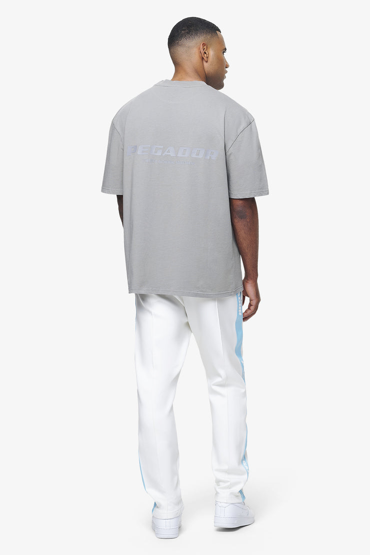 Pegador Colne Logo Oversized Tee Vintage Washed Dusk Grey Gum Günstig kaufen