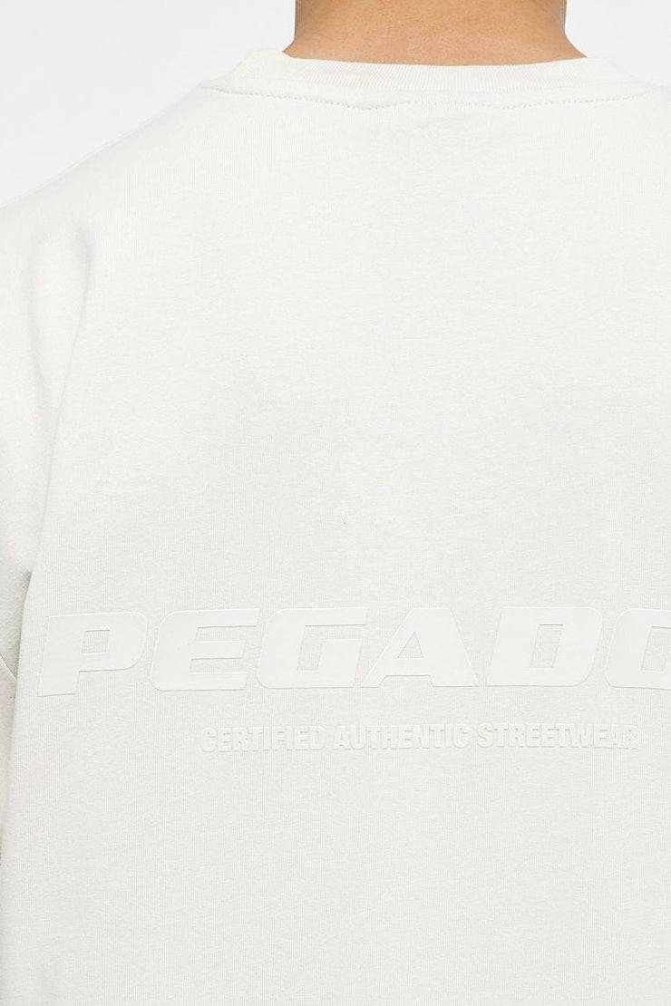 Pegador Colne Logo Oversized Tee Vintage Washed Angels Cream Gum Versandkostenfrei