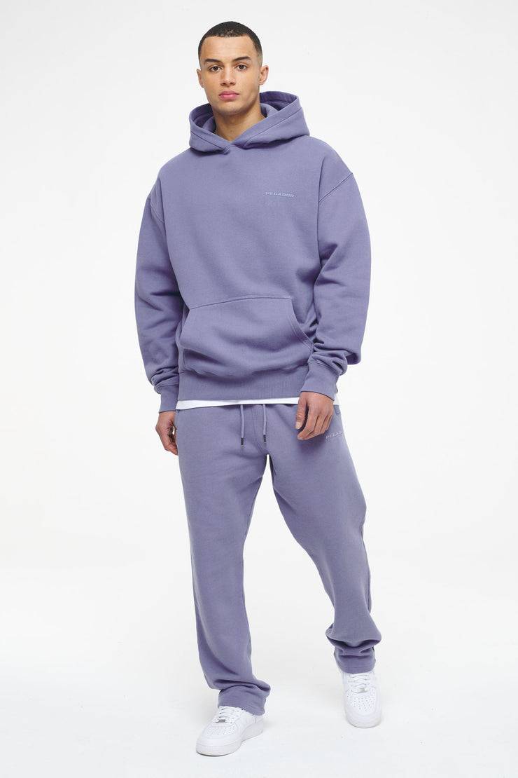 Pegador Logo Wide Sweat Pants Vintage Washed Magic Violet Gum Online Shopping