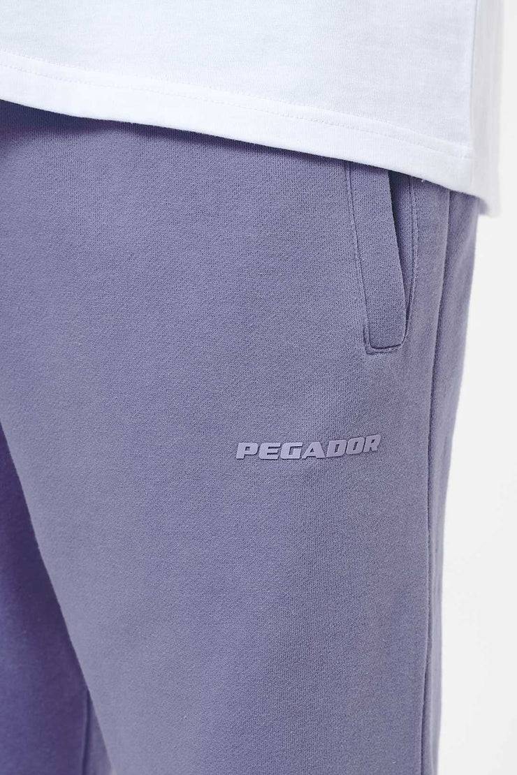 Pegador Logo Wide Sweat Pants Vintage Washed Magic Violet Gum Online Shopping
