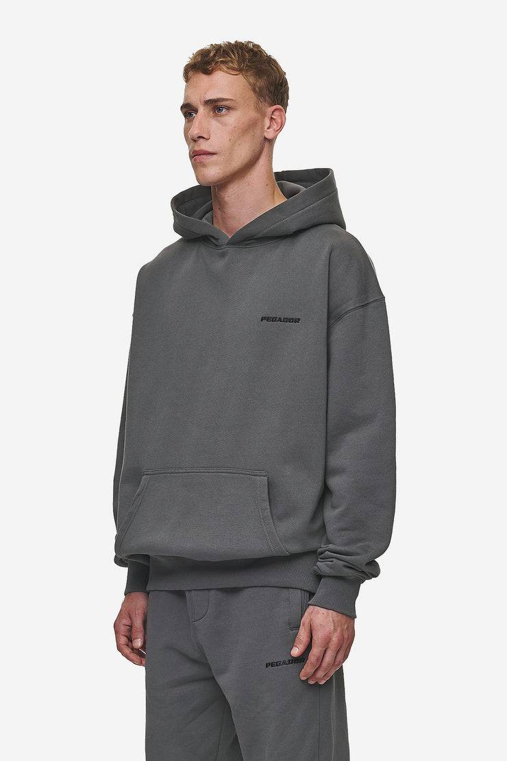 Pegador Logo Oversized Hoodie Washed Anthracite Osterangebot