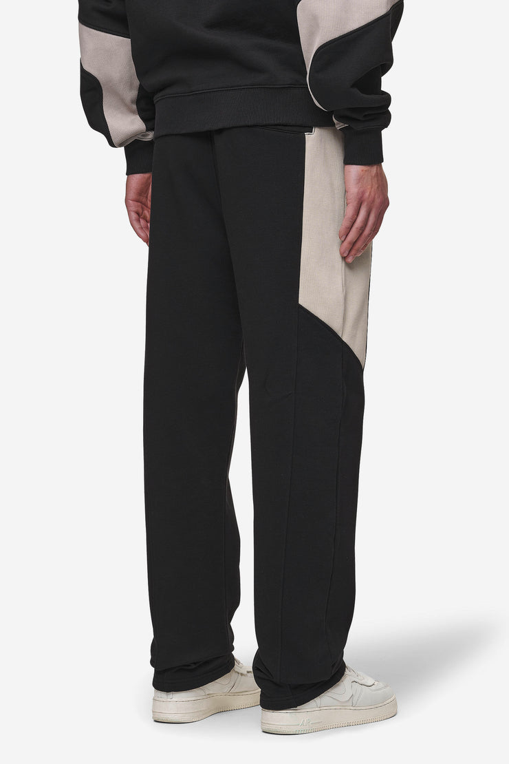 Pegador Aderno Wide Sweat Pants Washed Black Light Beige Neueste Mode