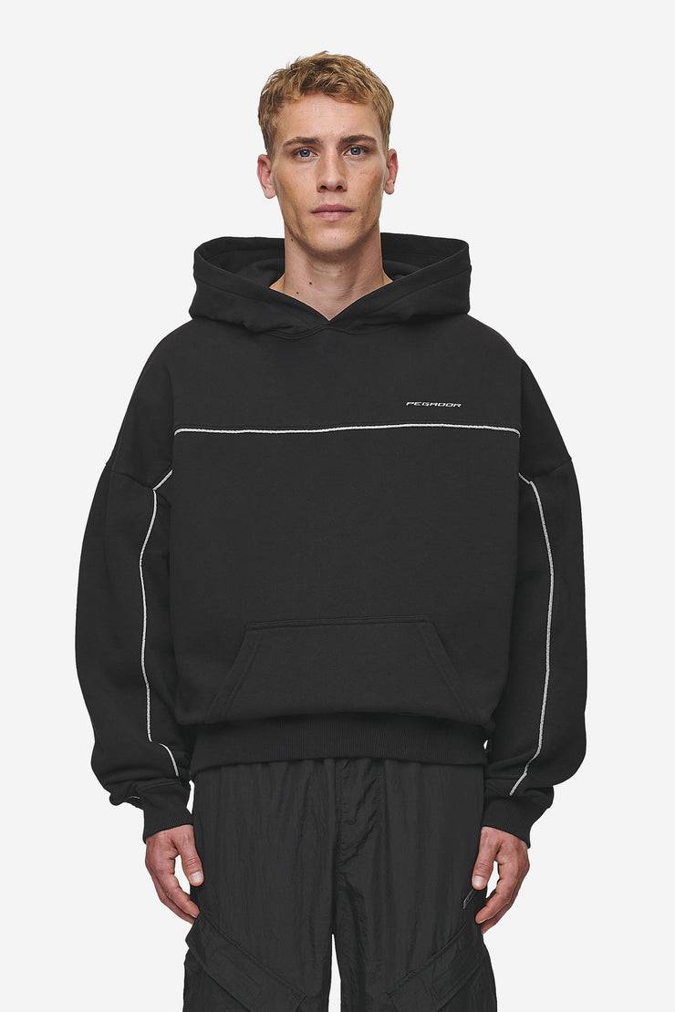Pegador Beak Boxy Hoodie Washed Black Blitzangebot