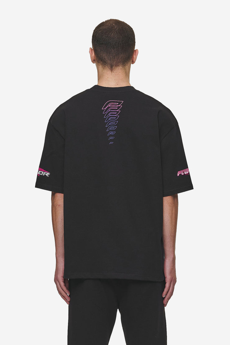 Pegador Saxon Oversized Tee Washed Black Räumungsverkauf