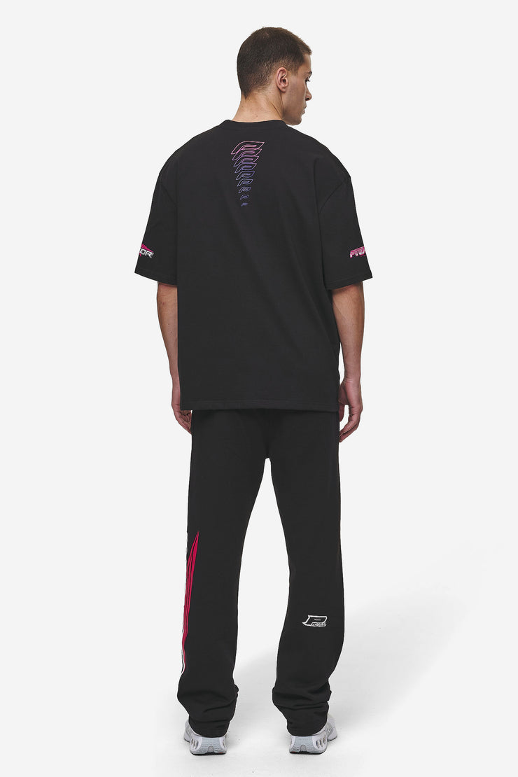Pegador Saxon Oversized Tee Washed Black Räumungsverkauf