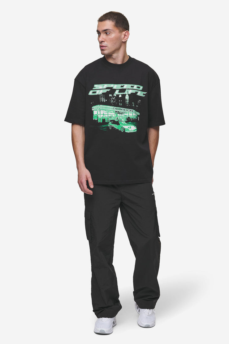 Pegador Conner Oversized Tee Washed Black Kauf eins, bekomm eins gratis
