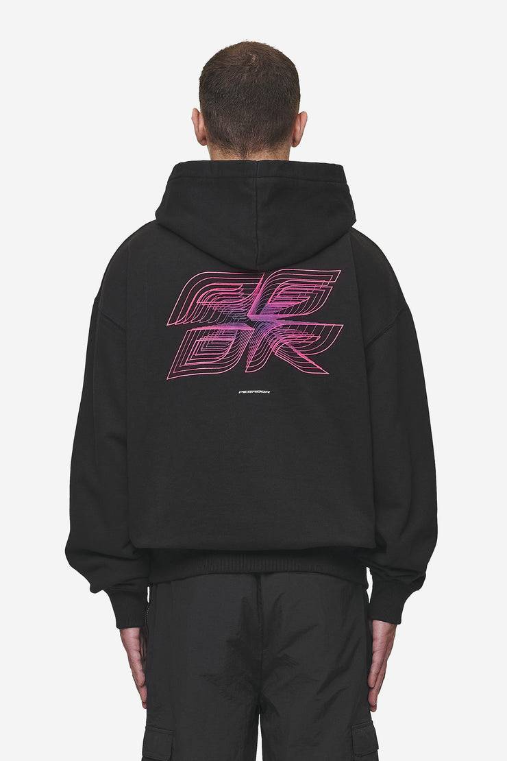 Pegador Lexing Oversized Hoodie Washed Black Sonderangebote