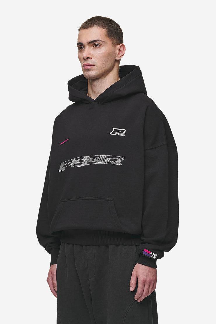 Pegador Iron Boxy Hoodie Washed Black VIP-Rabatte