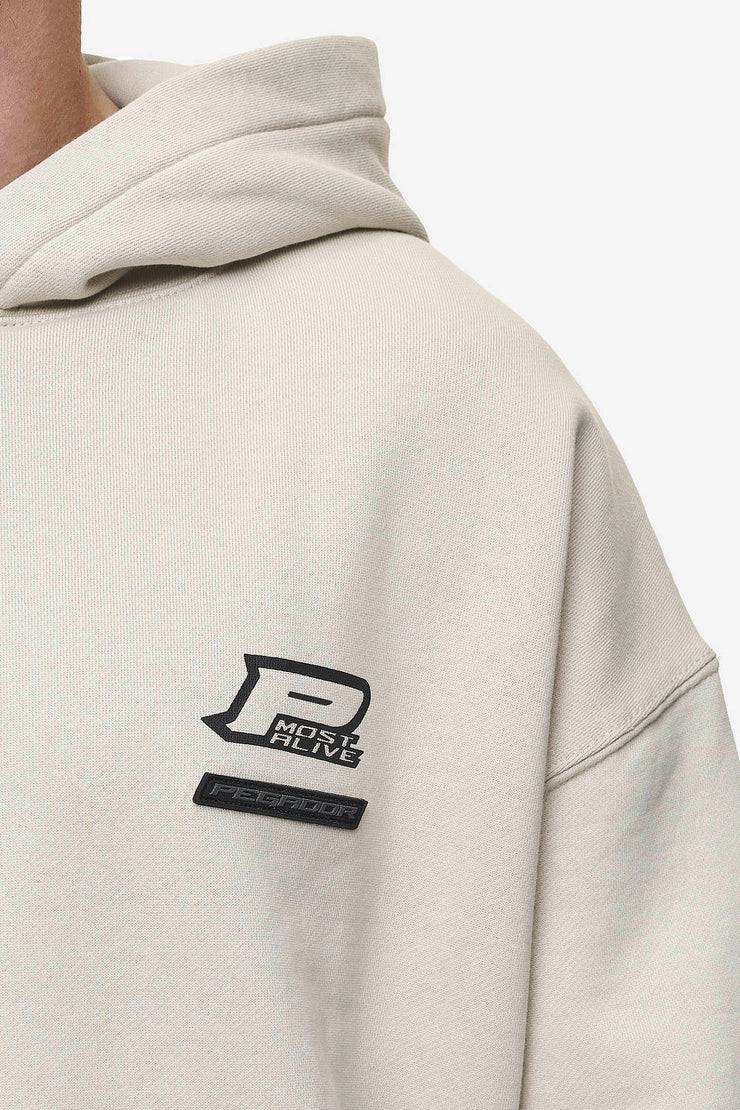 Pegador Hawkins Oversized Hoodie Washed Light Beige Super Sparpreis