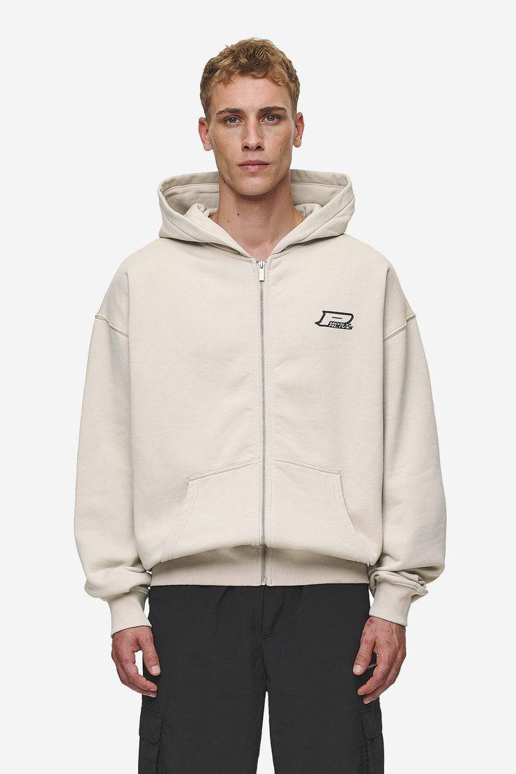 Pegador Fox Oversized Sweat Jacket Washed Light Beige Kostenlose Rückgabe