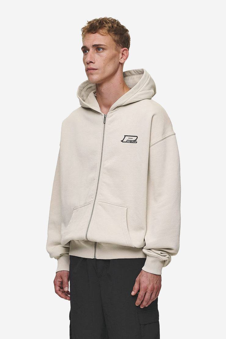 Pegador Fox Oversized Sweat Jacket Washed Light Beige Kostenlose Rückgabe