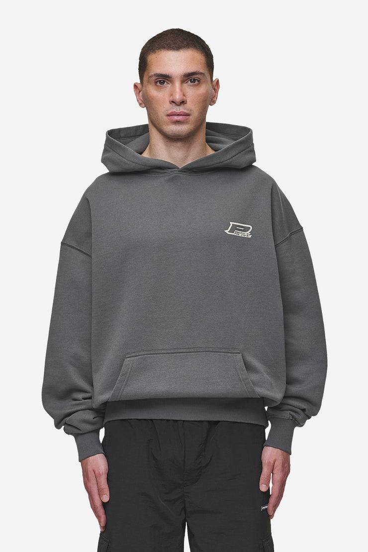 Pegador Fox Oversized Hoodie Washed Anthracite Begrenzte Freigabe