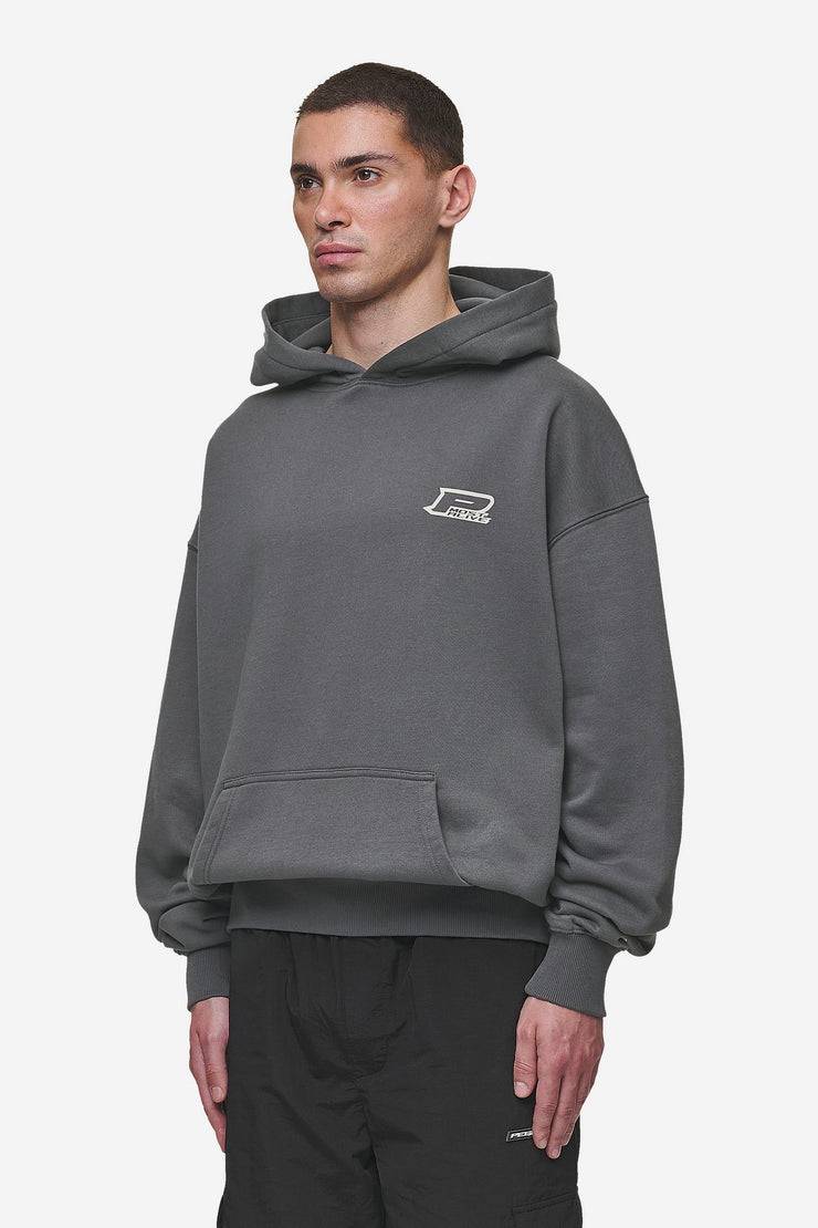 Pegador Fox Oversized Hoodie Washed Anthracite Begrenzte Freigabe