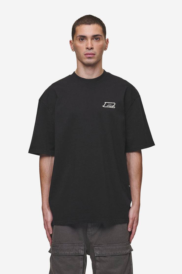 Pegador Fox Oversized Tee Washed Black Letzte 3 Tage