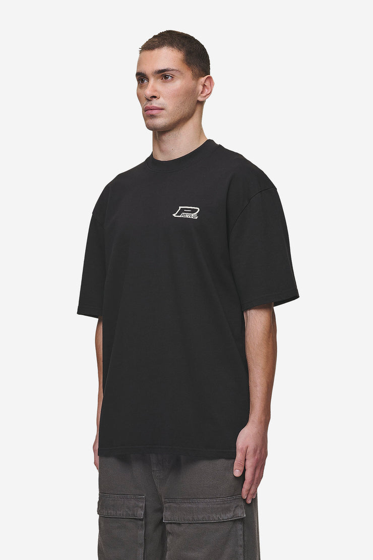 Pegador Fox Oversized Tee Washed Black Letzte 3 Tage