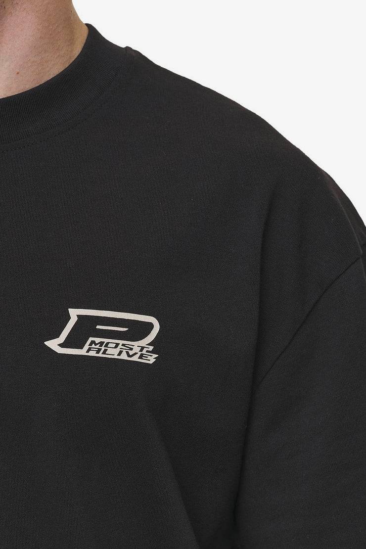 Pegador Fox Oversized Tee Washed Black Letzte 3 Tage