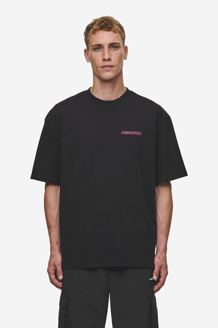 Pegador Bowin Oversized Tee Washed Black Neueste Stile