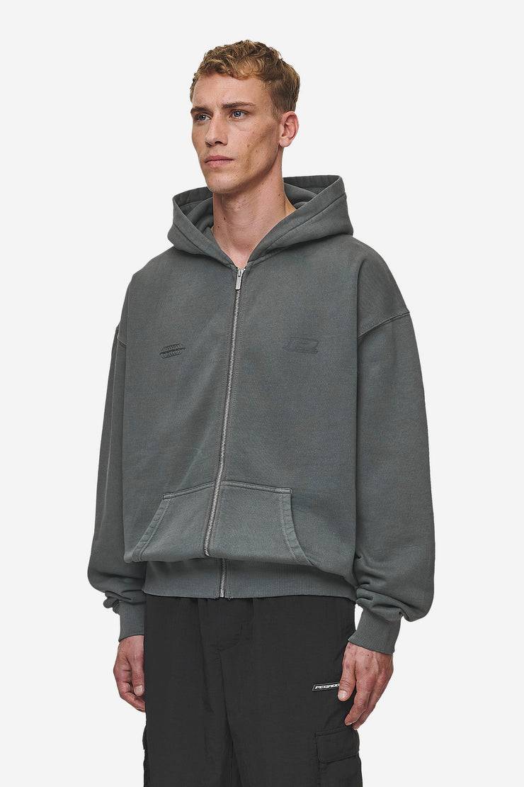 Pegador Lance Oversized Sweat Jacket Vintage Anthracite Letzte 2 Tage