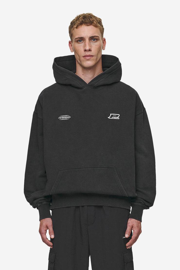Pegador Lance Oversized Hoodie Vintage Black Zeitbegrenzte Promotion