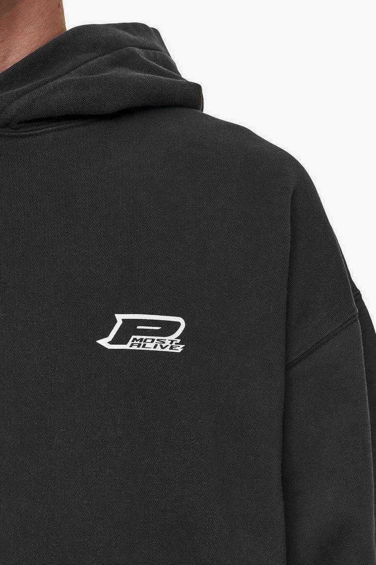 Pegador Lance Oversized Hoodie Vintage Black Zeitbegrenzte Promotion
