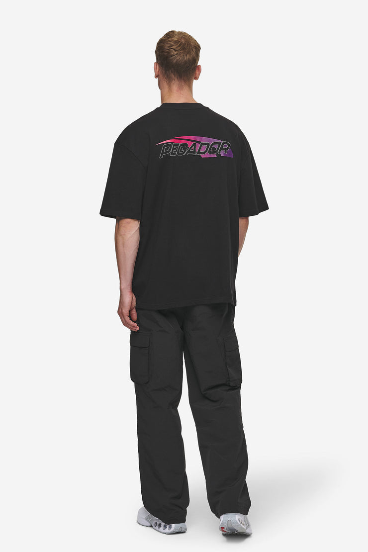 Pegador Clayton Oversized Tee Washed Black Bis zu 60% Rabatt
