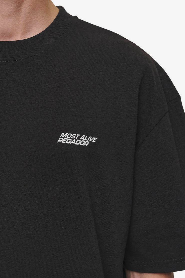 Pegador Clayton Oversized Tee Washed Black Bis zu 60% Rabatt