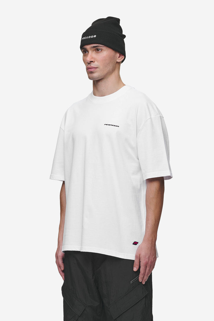 Pegador Charles Oversized Tee White Bis zu 65% Rabatt