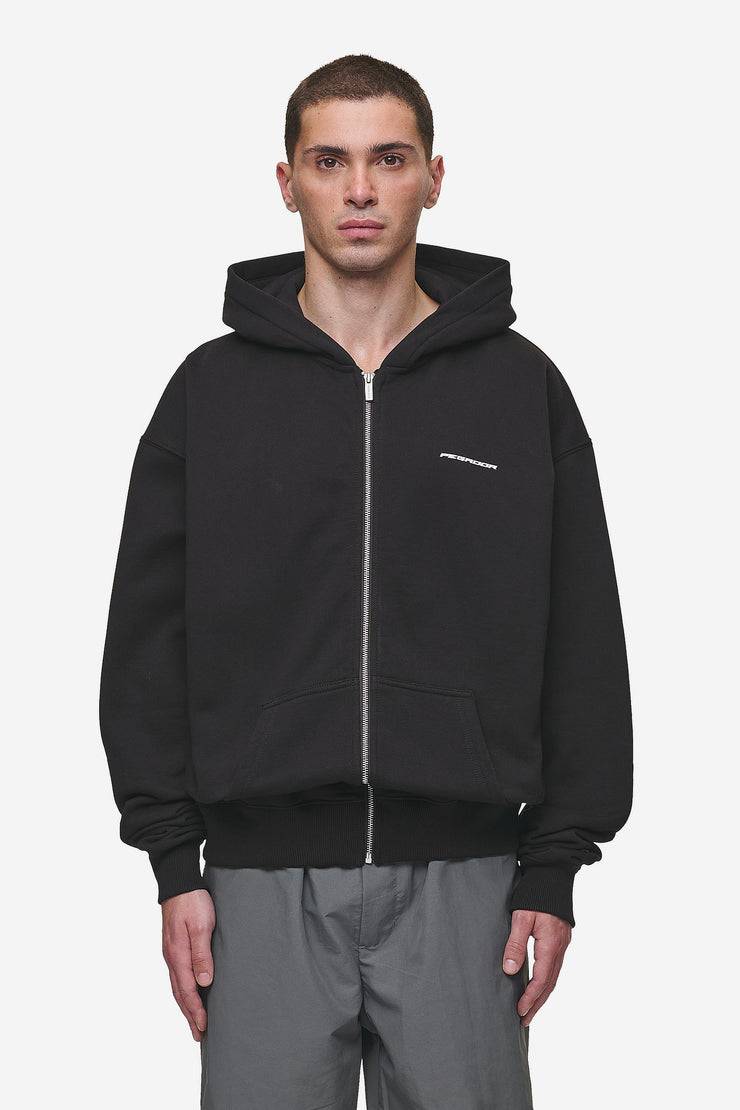 Pegador Charles Oversized Sweat Jacket Washed Black Nur für heute