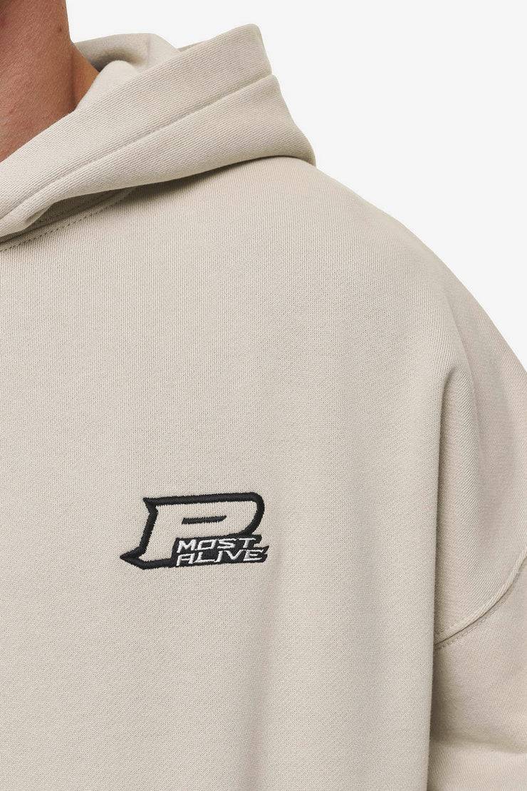 Pegador Duan Boxy Hoodie Washed Light Beige Sonderangebot der Fabrik