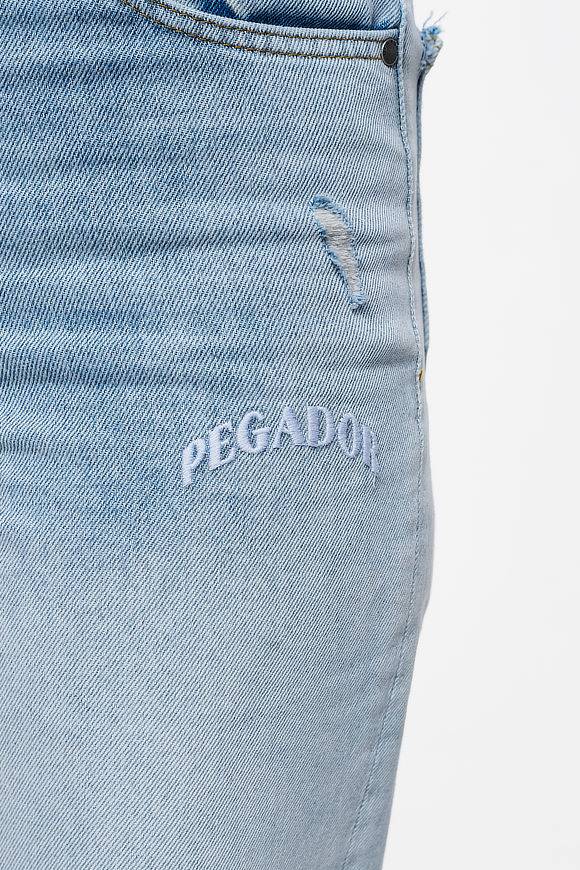 Pegador Soliera Distressed Wide Jeans Light Blue Clearance-Verkauf