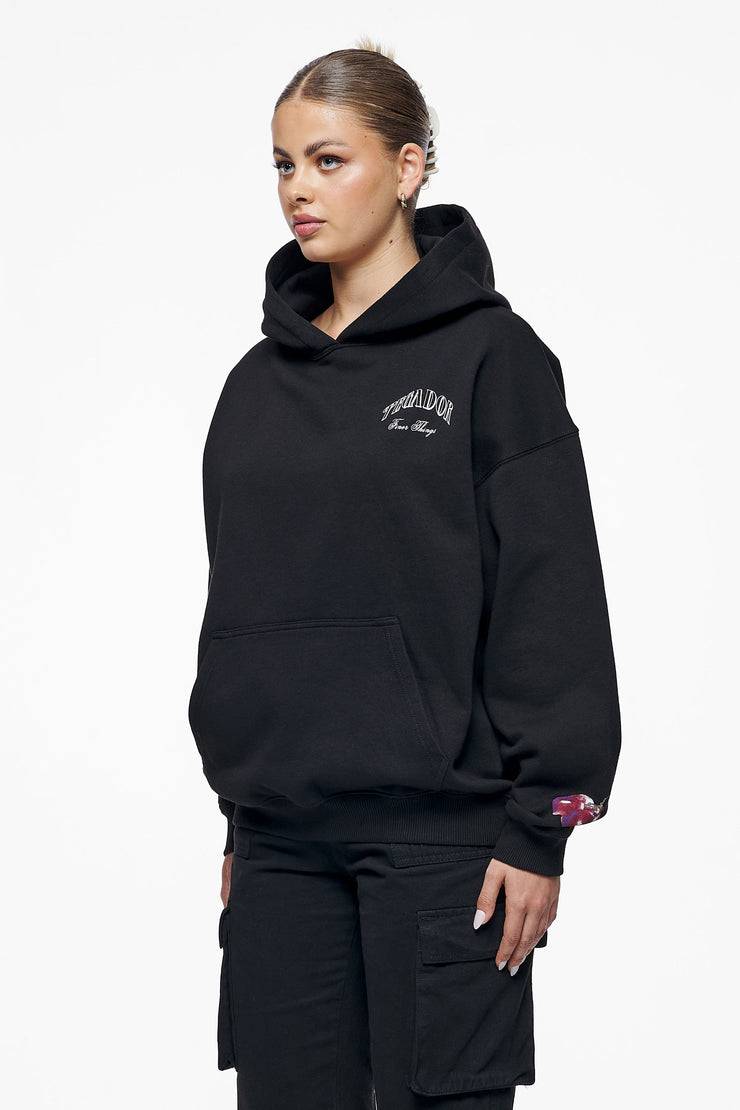 Pegador Siesta Oversized Hoodie Washed Vintage Black Kostenloser Versand international