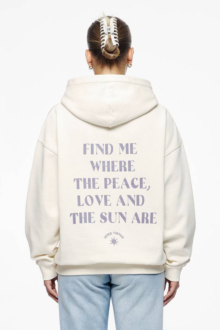 Pegador Siena Oversized Hoodie Vintage Washed Unbleached