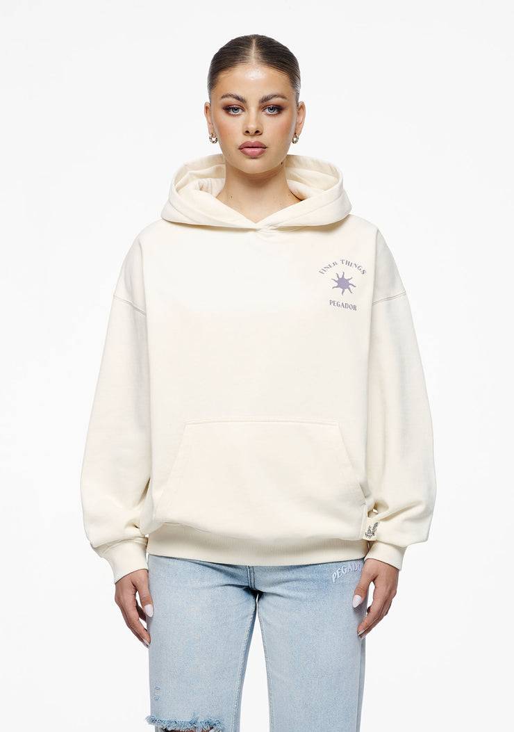 Pegador Siena Oversized Hoodie Vintage Washed Unbleached Fabrikladen