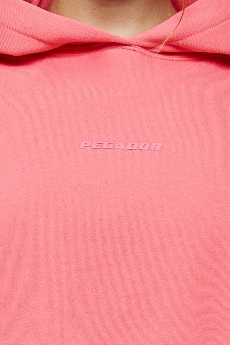 Pegador Salita Oversized Cropped Hoodie Vintage Washed Strawberry Gum Black Friday Preise