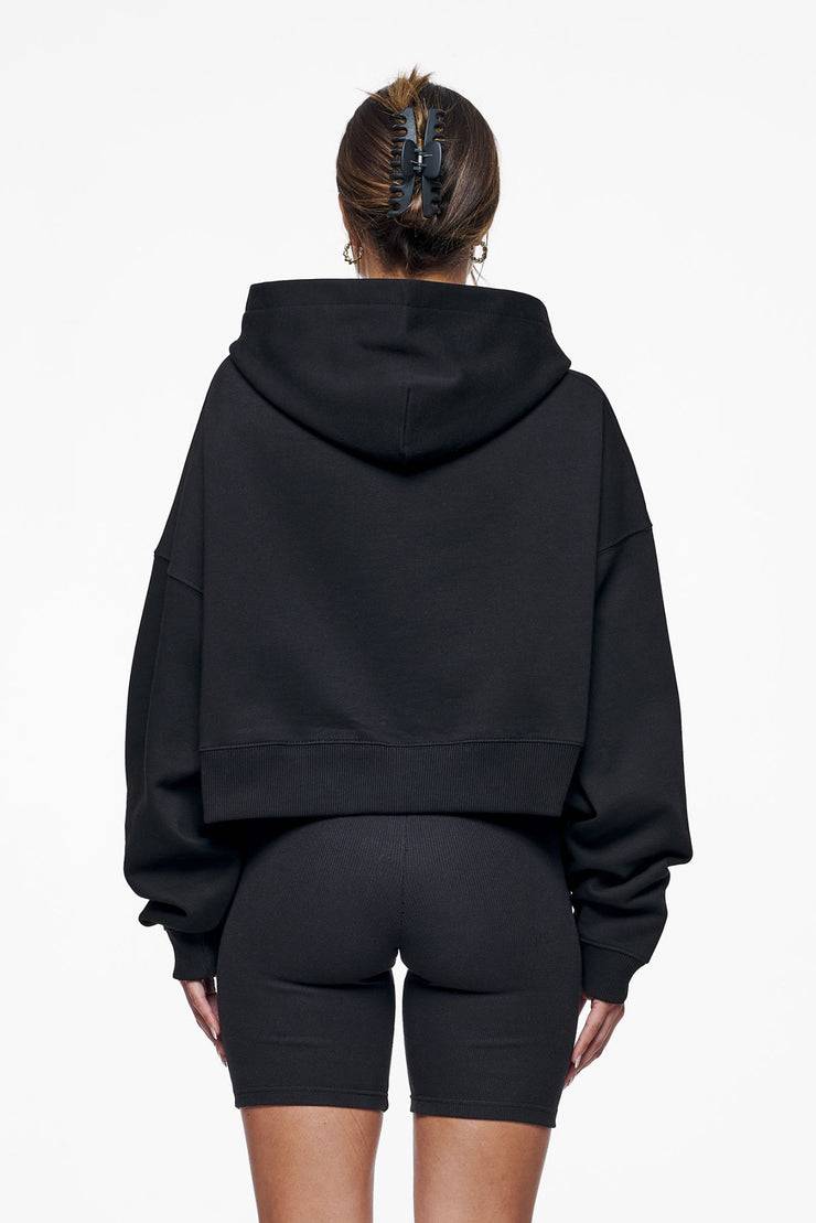 Pegador Salita Oversized Cropped Hoodie Black Gum zollfrei