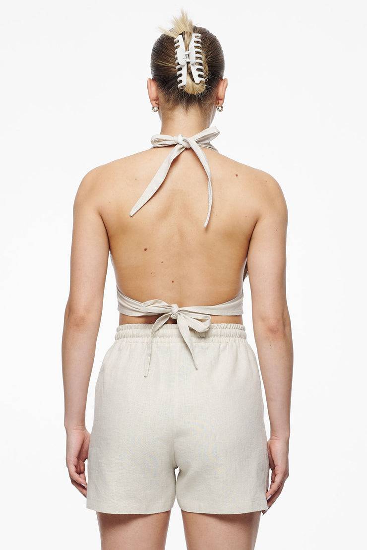 Pegador Molli Canvas Neckholder Top Unbleached Verkauf