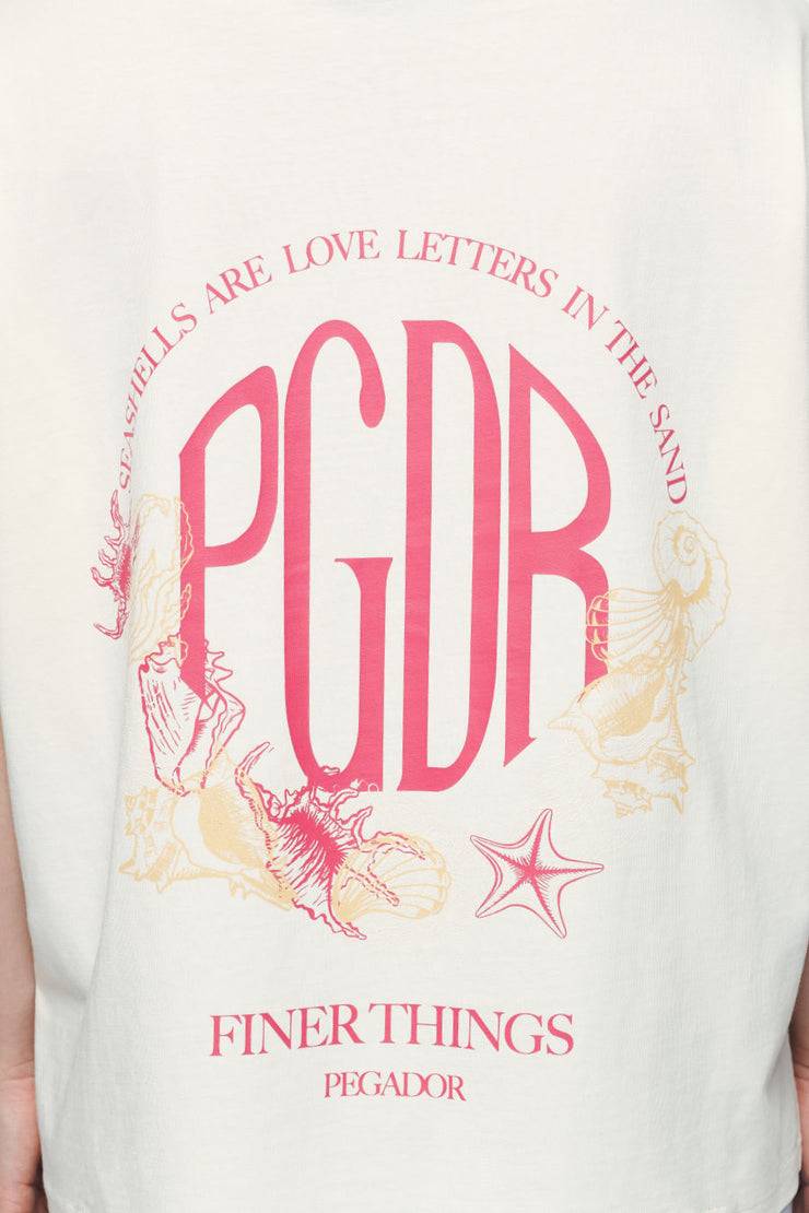 Pegador Metra Heavy Oversized Tee Vintage Washed Unbleached Angebote