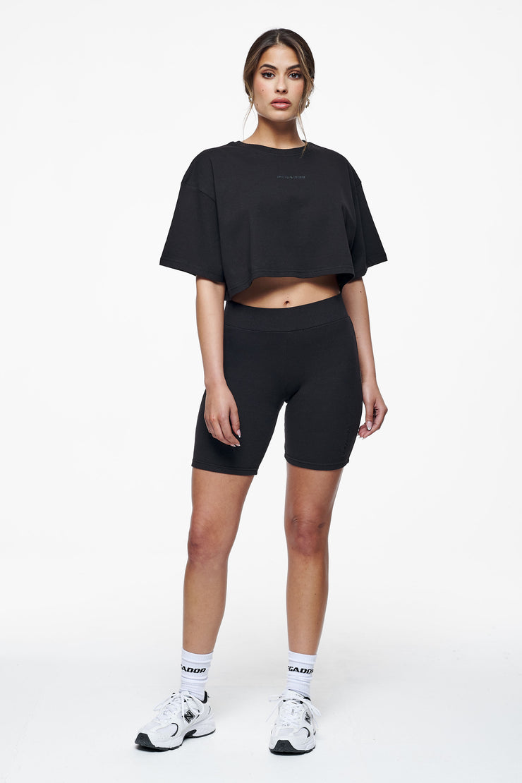 Pegador Layla Oversized Cropped Tee Black Gum Blitzverkäufe