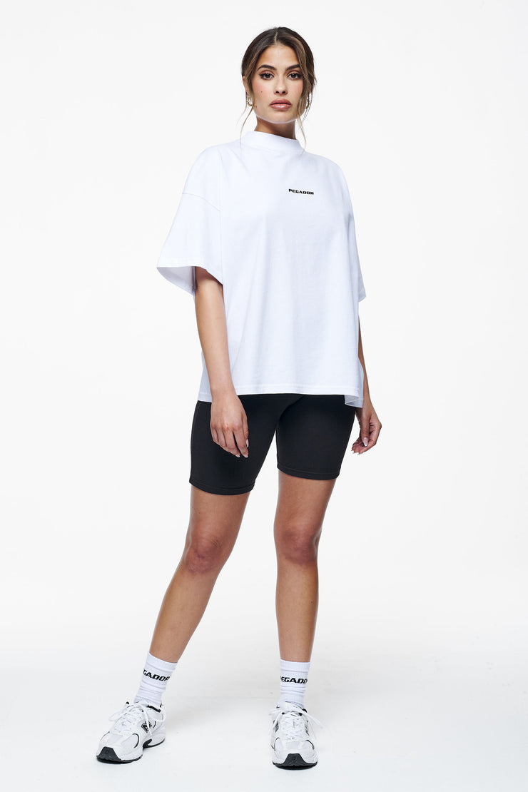 Pegador Culla Logo Heavy Oversized Tee White Fabrik Onlineshop