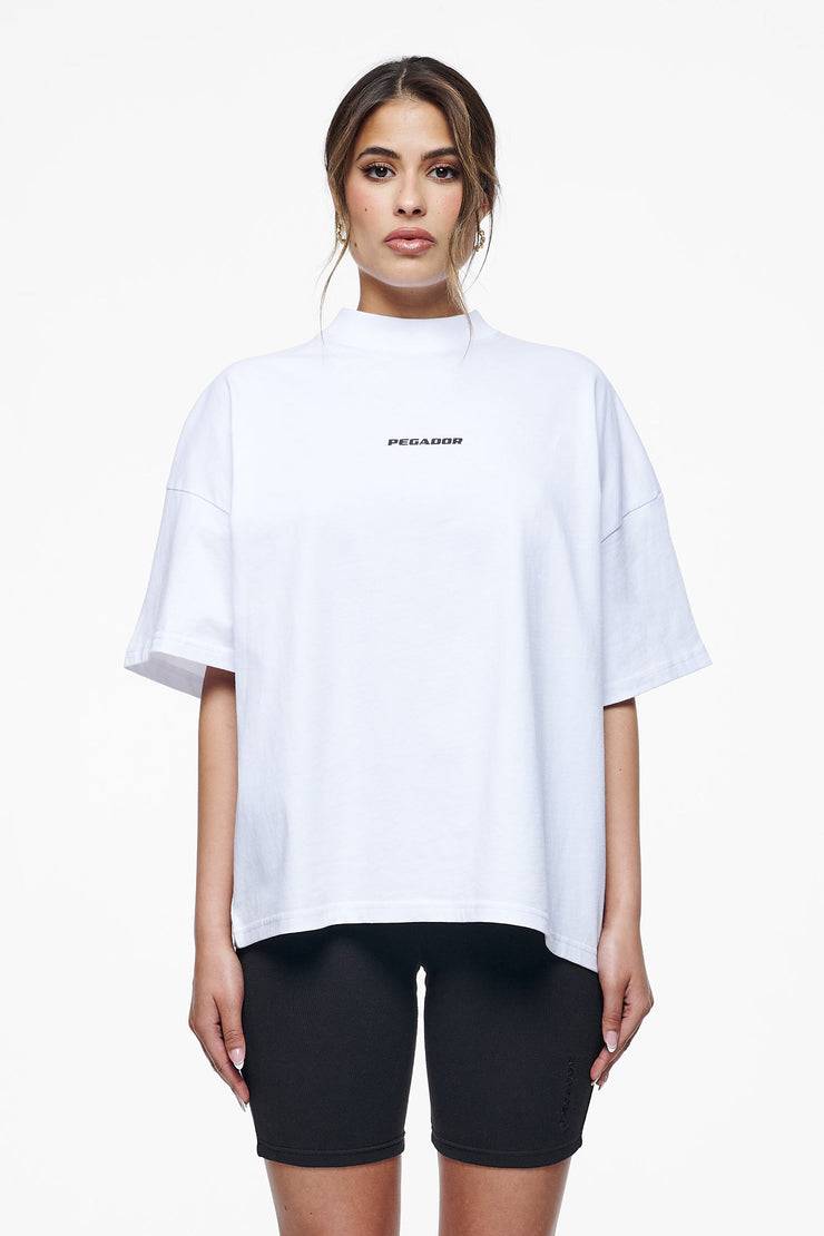 Pegador Culla Logo Heavy Oversized Tee White Fabrik Onlineshop