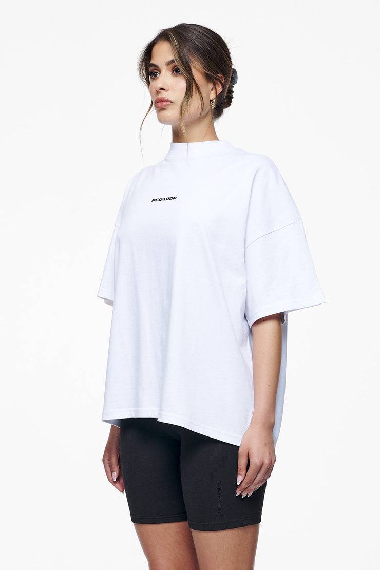 Pegador Culla Logo Heavy Oversized Tee White Fabrik Onlineshop