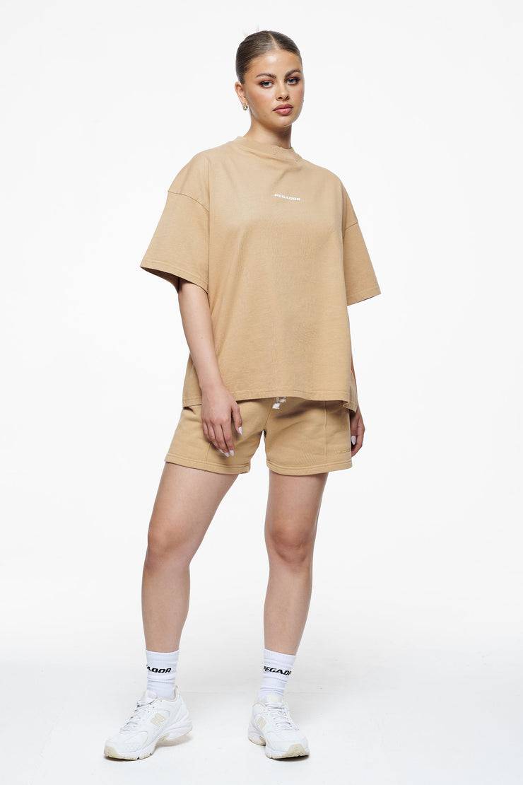 Pegador Culla Logo Heavy Oversized Tee Vintage Washed Espresso Fabrikpreis