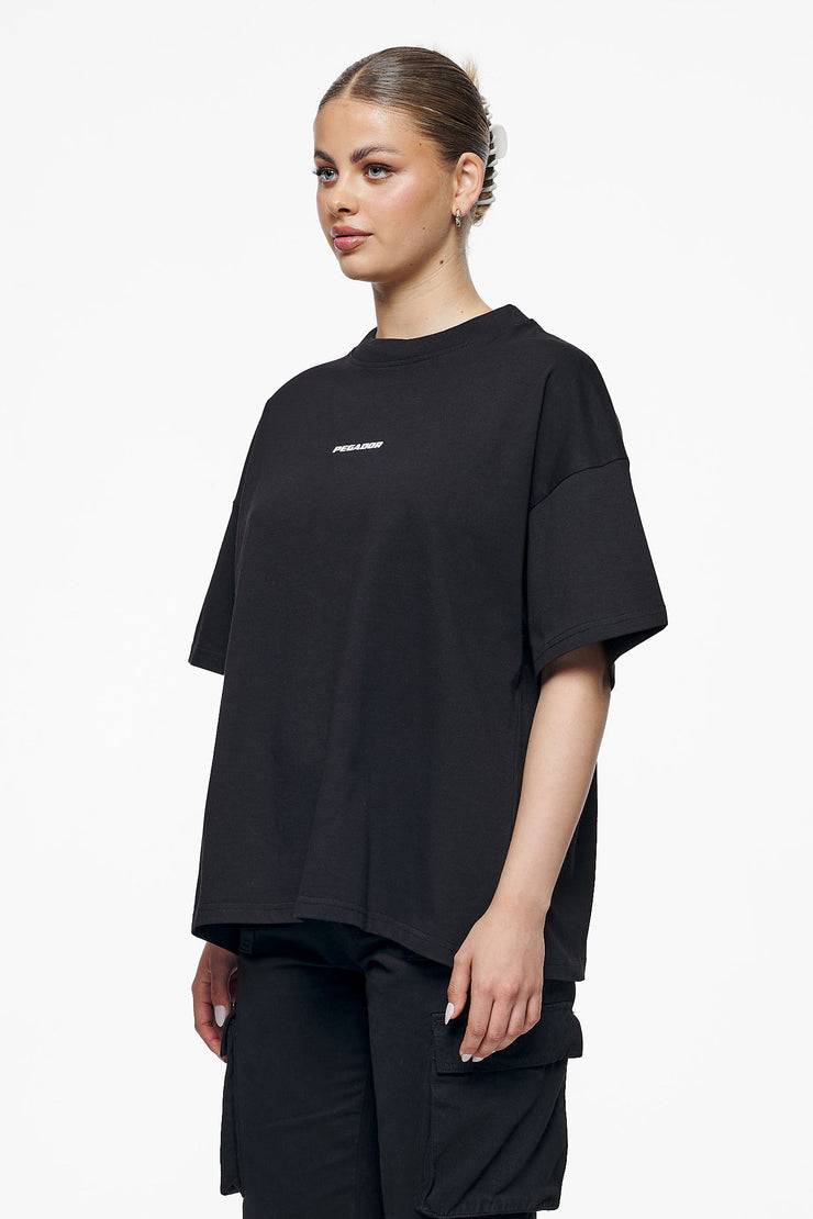 Pegador Culla Logo Heavy Oversized Tee Black Sonderangebot